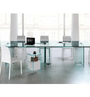 Table & Glass Shelves, Dubai – 10 mm Tempered Glass Tabletops and Floating Shelves 1 x 1 m with Polished Edges for Home & Office by INFOCUS Glass & Aluminium Works, UAE